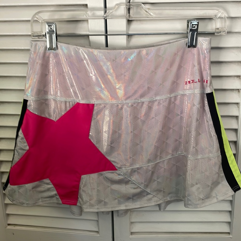 🎾 Lucky in Love Iridescent, Pink Star Skirt